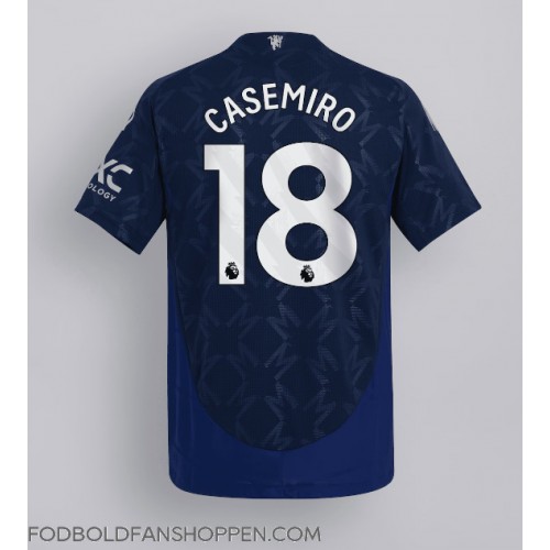 Manchester United Casemiro #18 Udebanetrøje 2024-25 Kortærmet Manchester United Casemiro #18 Udebanetrøje 2024-25 Kortærmet